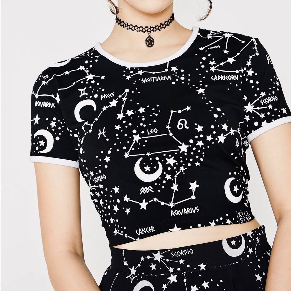 Stargazer Horoscope Crop Top